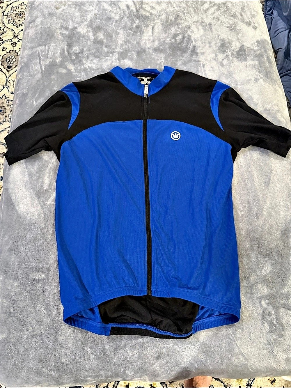Canari Men's Cycling Jersey Blue & Black Size Large
